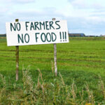 Sign in field reads No Farmers No Food.