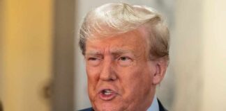 Donald Trump talking in an interview