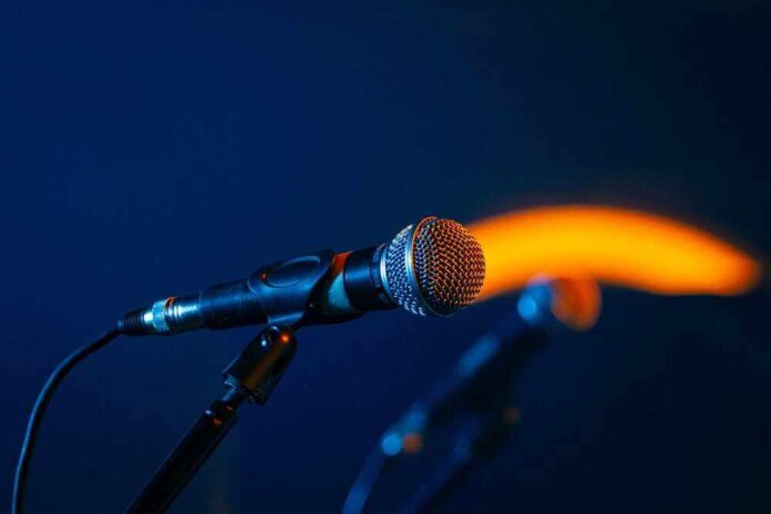 shutterstock_24205293711.jpg featured image Close-up of a microphone