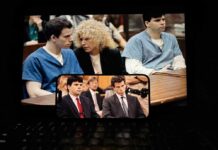 Menendez Brothers in court room