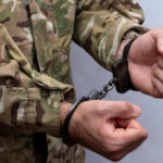 Soldier Handcuffed