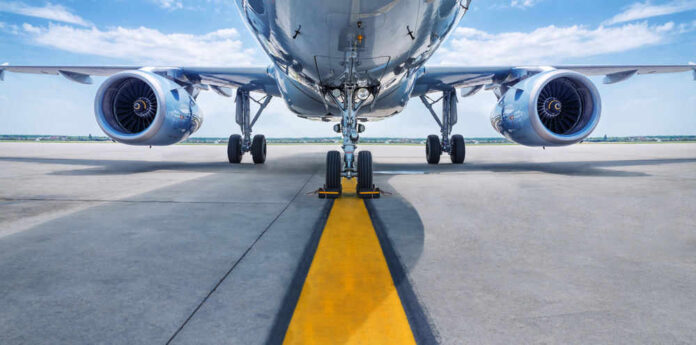 Passenger Jet on Runway