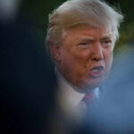 VIDEO: Sniper Shortage Threatens Trump’s Safety Donald Trump speaking outdoors, partially obscured