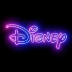 Disney World Death Toll Climbs Again Neon Disney logo glowing against a dark background