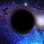 Mind-Blowing Galactic Map: Dark Matter’s Hidden Web A black hole surrounded by a colorful galaxy filled with stars