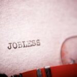 1 in 5 American Jobs Will Vanish? Close-up of a typewriter with the word 'JOBLESS' typed on paper