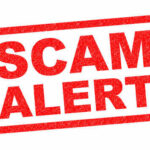 Dr. Oz Targets Massive Scam Red stamp with the words SCAM ALERT in bold letters
