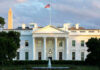 White House Gunfire: Mentally Ill Man Dead The White House with Washington Monument in background.