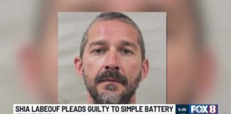 Shia LaBeouf pleads guilty to simple battery for punching bargoers during Mardi Gras