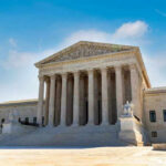 United States Supreme Court Building on a sunny day.