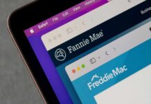 Web browser displaying tabs for Fannie Mae and Freddie Mac