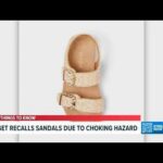 Target recalls children's sandals over choking hazard