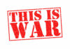 Trump’s 1,000 Missiles Warning A bold red stamp with the text 'THIS IS WAR'