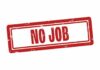 Red stamp with the text 'NO JOB'