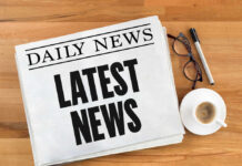 Supreme Court Nukes 91-Year Power Shield Newspaper with headline latest news on table