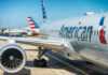 AiAmerican Airlines plane on airport tarmac