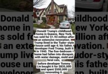 Donald Trump’s Childhood Home in New York Sells for $1.93 Million #shorts #breakingnews #trump #us