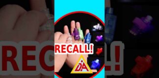 Cade California Electronic Projecting Finger Light Toys Recall (Amazon)