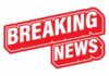 Bold red graphic displaying the words 'Breaking News'