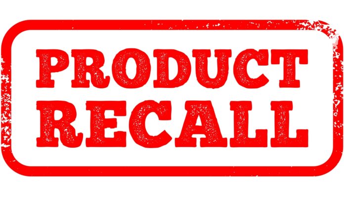 shutterstock_28106044571 Product recall notice in bold red stamp style text
